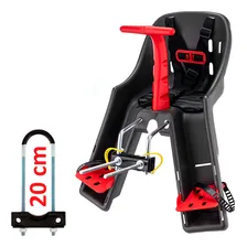 Cadeirinha Infantil Bicicleta Kalf Baby Dianteira Vermelho Foto  mini 1