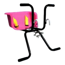 Cadeirinha Infantil Bike Baby Passeio Infantil Dianteira Cor Cadeirinha Rosa Foto  mini 1