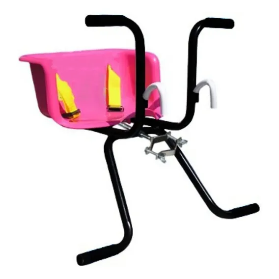 Cadeirinha Infantil Bike Baby Passeio Infantil Dianteira Cor Cadeirinha Rosa Foto 1