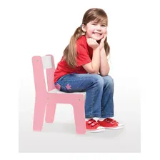 Cadeirinha Infantil Em Madeira Até 40kg Rosa Junges 980 Foto mini 2
