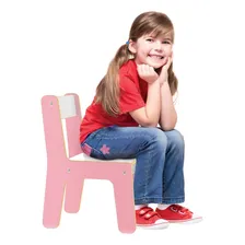 Cadeirinha Infantil Em Madeira Até 40kg Rosa Junges 980 Foto mini 4