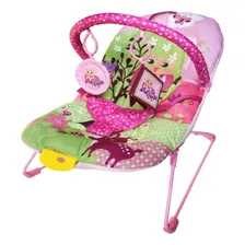 Cadeirinha Musical Vibratória Descanso Do Bebê Rosa Menina Foto mini 1