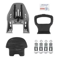 Cadeirinha Traseira Infantil Kid Bike + Bagageiro Kalf Flex Cor Cinza Foto mini  2
