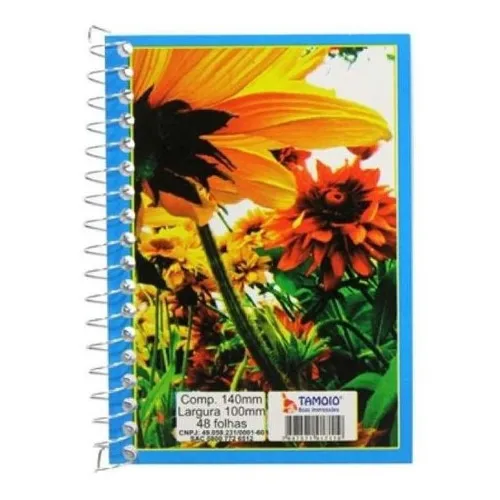 Caderneta Espiral Capa Flexível 96 Fls - Tamoio Foto 1