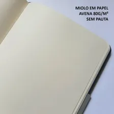 Caderneta Tipo Moleskine Sem Pauta Royal Paper 14x21 Foto mini 2
