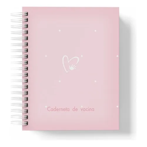 Caderneta Vacina Para Menino Ou Menina Atualizada Capa Dura Cor Neutra Menina Foto 1