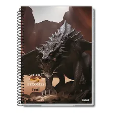 Caderno 01 Matéria Aventura Com Dragões Credeal Capa Sortida Foto mini 4