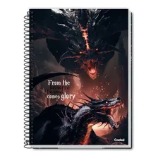 Caderno 01 Matéria Aventura Com Dragões Credeal Capa Sortida Foto mini 3
