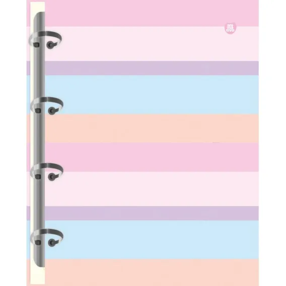 Caderno Argolado Cristales 160f Foto 1