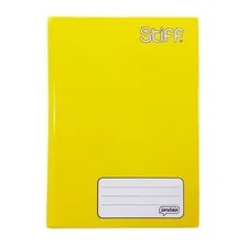Caderno Brochura 1/4 Jandaia Stiff 96 Folhas Amarelo 5 Un Foto mini 2