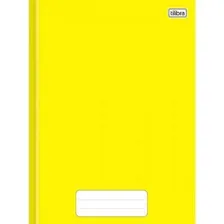 Caderno Brochura 80 Fls Amarelo Pepper Tilibra Foto mini 1