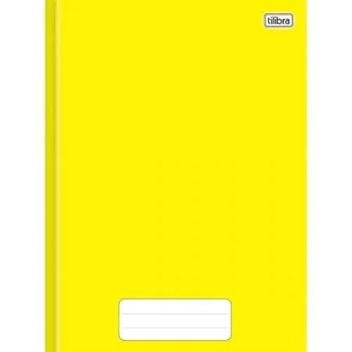 Caderno Brochura 80 Fls Amarelo Pepper Tilibra Foto 1
