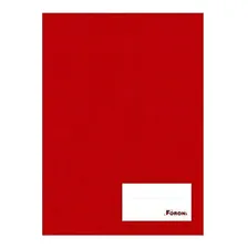 Caderno Brochura C/d 96 Folhas Costurado Vermelho Foroni Foto mini 1