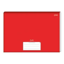 Caderno Brochura Univ Desenho 96fls Stiff Vermelho Jandaia Foto  mini 1