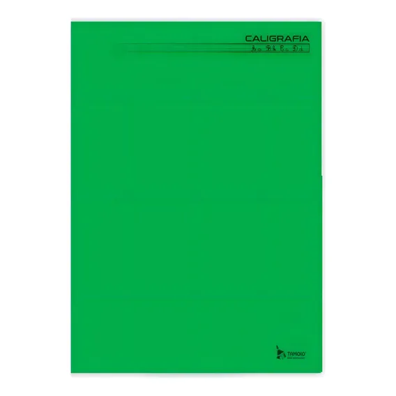 Caderno Brochurão Caligrafia C.d. 48 Fls Tamoio - Verde Foto 1