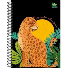 Caderno Capa Dura Univ 1 Matéria 80 Fls Sos Mata Atlântica Foto mini 1