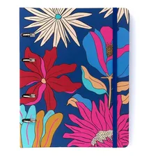 Caderno Criativo Cicero Argolado - Polen / Azul Cor Polen - tropicalia azul Foto mini 3