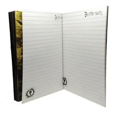 Caderno Death Note L Kira Ryuk Anime Livro Morte Black Foto mini 2