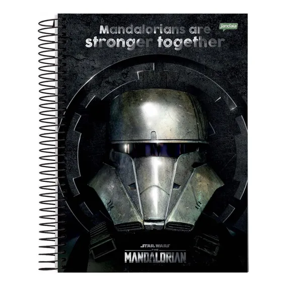 Caderno Espiral Mandalorian Mandalorians 10 Matérias 160 Fls Foto 1