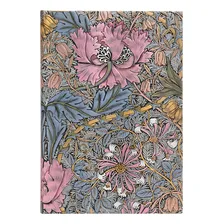 Caderno Midi Morris Pink Honeysuckle Paperblanks 144 Páginas Cor Colorido Foto  mini 1