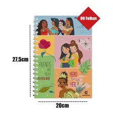 Caderno Princesas Disney Culturama Pautado 80 Fls. 1 Matéria Foto mini 2