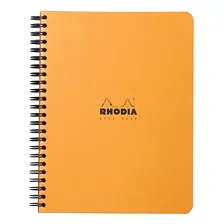 Caderno Rhodia Note Book 80g A5+ Capa Laranja Foto  mini 1