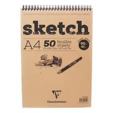 Caderno Sketchbook 90g/m² A4 Clairefontaine Foto mini 1