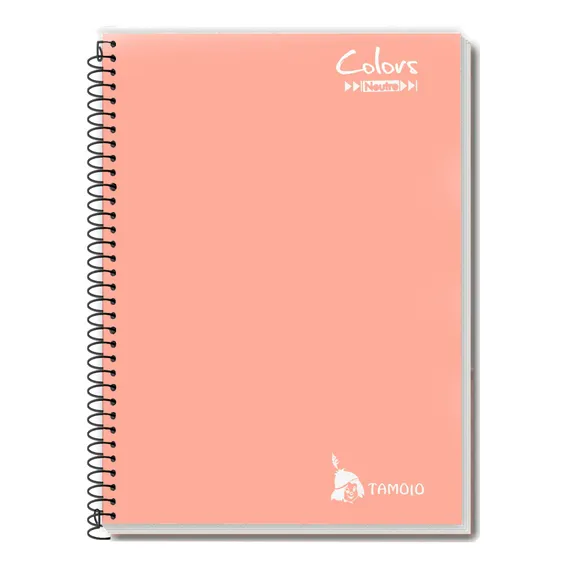 Caderno Universitário 1x1 96 Fls C.d. Tamoio - Colors Rosa C Foto 1