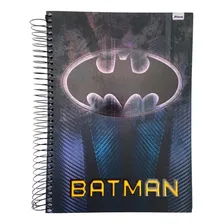 Caderno Universitário Escolar Batman 10x1 200 Fls Foroni Foto mini 1