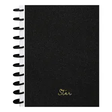 Caderno Universitário Personalizado Preto Divisórias 1x1 Foto mini 1