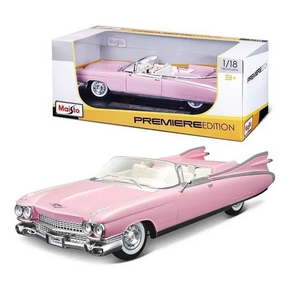 Cadillac Eldorado Biarritz Conversível Maisto Rosa 1959 Foto 1