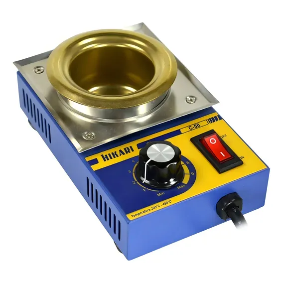 Cadinho De Solda Analógico 150w Hikari C-50 Ø 50x37mm Voltagem 220v Foto 1