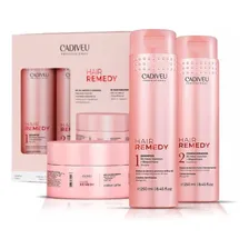 Cadiveu Hair Remedy Kit Home Care Completo Sh + Cond + Masc Foto mini 1