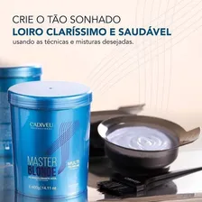 Cadiveu Master Blond PĂł Descolorante Azul 400g Multi TĂ©cnica Tom Ășnico Foto mini 4