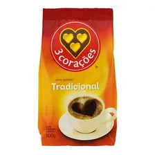 Café em pó 3 Corações Tradicional 500g Foto mini 1