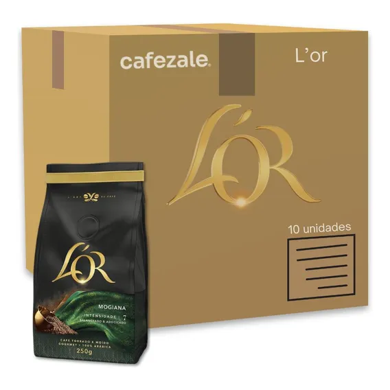 Café Gourmet Lor Mogiana Torrado E Moído Kit 10 Pacotes 250g Foto 1