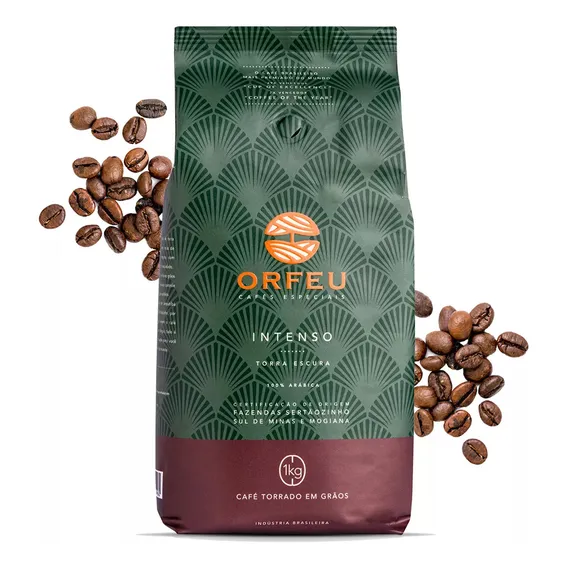 Café Orfeu Intenso Torrado Em Grãos - Pacote 1kg Foto 1