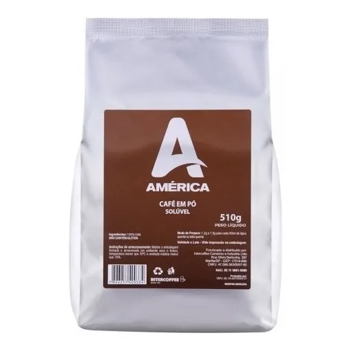 Café Solúvel Maquina Cafeteira Vending Machine America 510g Foto 1