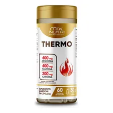 Cafeína 200mg Taurina Arginina 400mg Termogênico 60 Cápsulas Sabor Sem sabor Foto mini 1