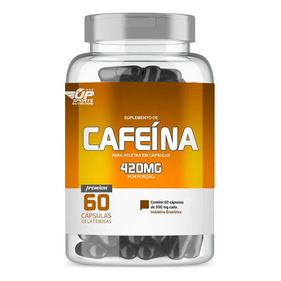 Cafeína 420mg Com 120 Cápsulas Up Sports Nutrition Foto 1