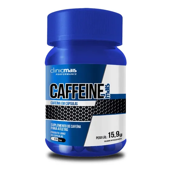 Cafeína Caffeine Clinic Mais 60 Cápsulas. Sabor Without Flavor Foto 1