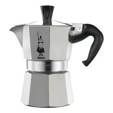 Cafeteira Bialetti Nuova Moka Moka Express Cafeteira Italiana Prateada Italiana Foto mini 1