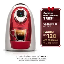 Cafeteira Espresso Modo Vermelha Automática 220V - TRES 3 Corações Foto mini 2