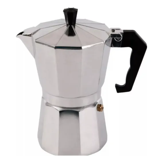 Cafeteira expresso Cafeteira italiana Cafeteira italiana Cafeteira de 6 xícaras Cafeteira de alumínio de 265  Cafeteira grega modelo italiano Hauki Foto 1