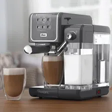Cafeteira Expresso Oster PrimaLatte Touch Cinza BVSTEM6801 220V Foto mini 4
