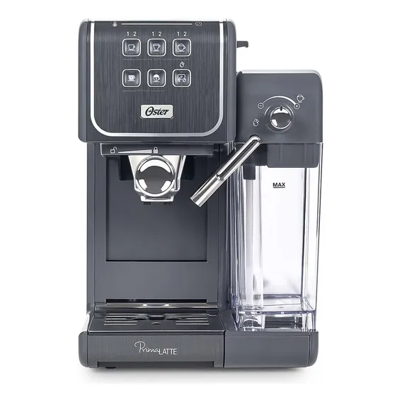 Cafeteira Expresso Oster PrimaLatte Touch Cinza BVSTEM6801 220V Foto 1
