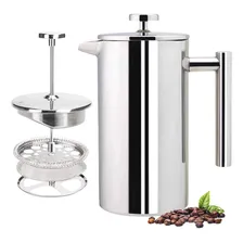Cafeteira Francesa Cremeira 800ml Aço Inoxidável Foto mini 1