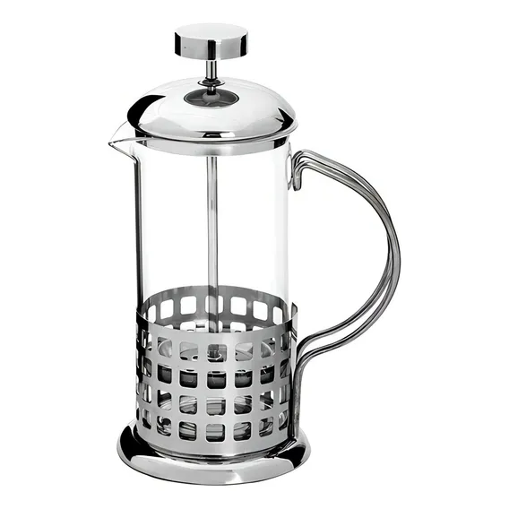 Cafeteira Francesa Pressão French Press Inox E Vidro 600 Foto 1