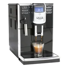 Cafeteira Gaggia Anima Pannarello super automática preta e prateada expresso 220V Foto mini 4