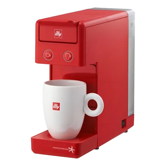 Cafeteira Illy Iperespresso Y3.2 automática vermelha para cápsulas monodose Foto 1